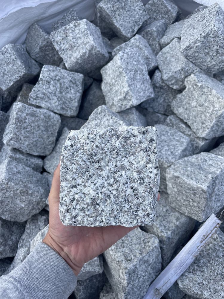 KOSTKA GRANITOWA SZARA 4x6, 7x9, 8x11 Ruda Granit Kamień Bruk Warszawa