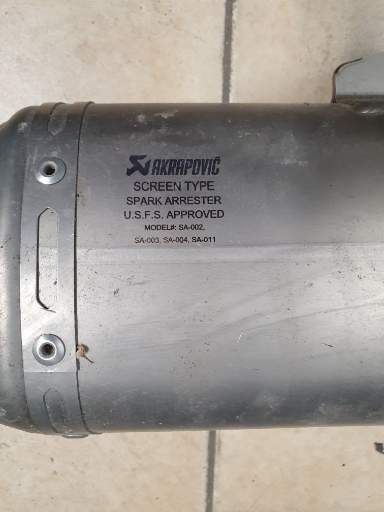 Tłumik Akrapovic kolanko Ktm Sxf Sx Exc układ wydechowy