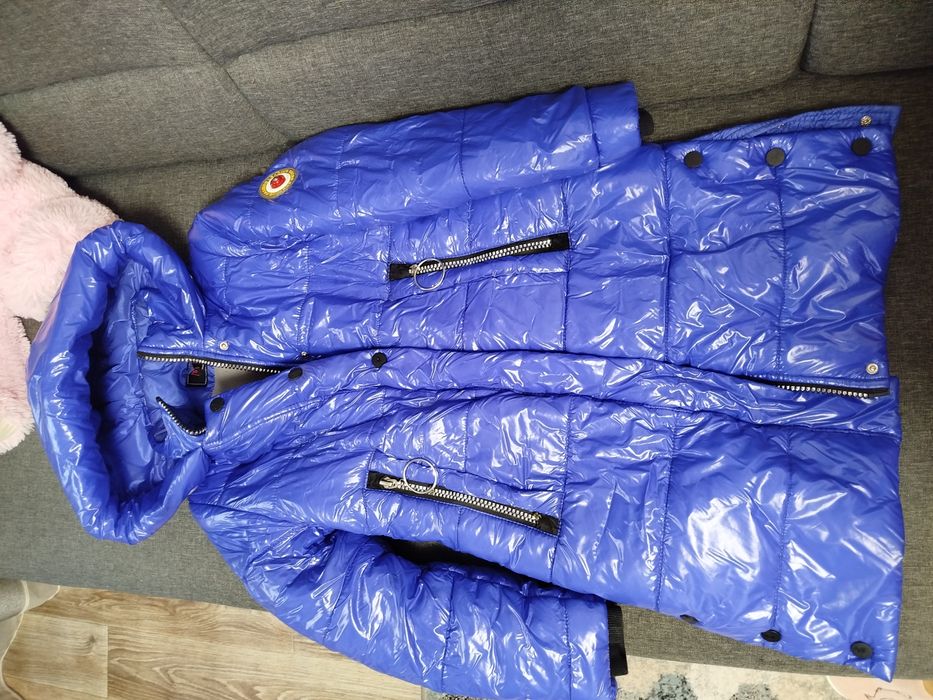 Зимова куртка пуховик для дівчинки