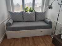 Łóżko drewniane rozkładane,sofa