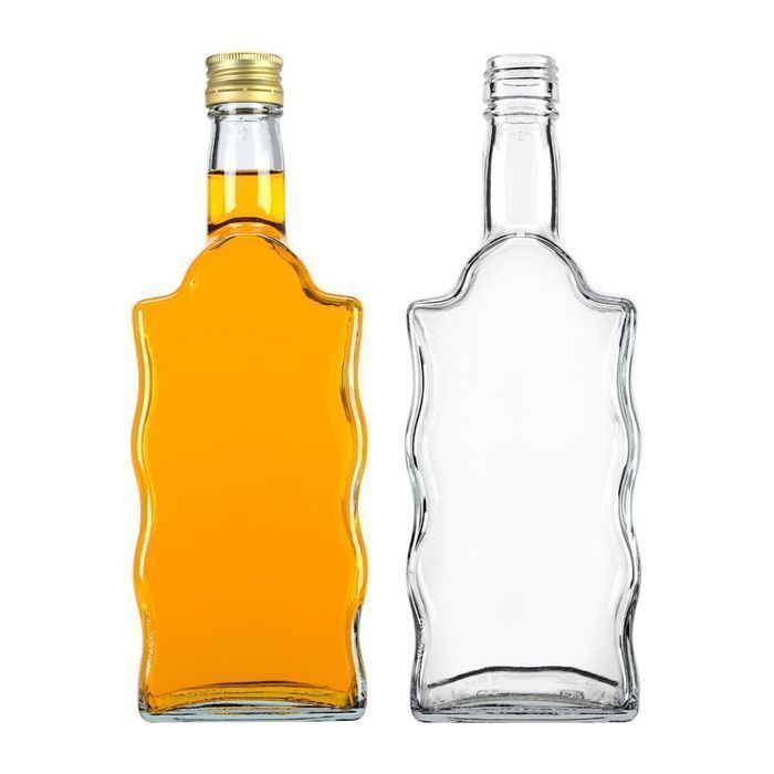 Zestaw 50 sztuk - butelka FALA 500 ml na nalewki sok bimber z zakrętką