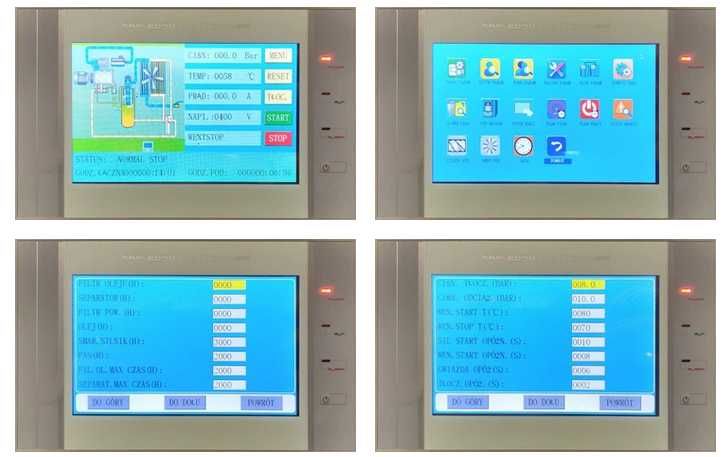 Kompresor Śrubowy 15KW 2150L/min Zbiornik 500L Osuszacz Filtry Kupczyk