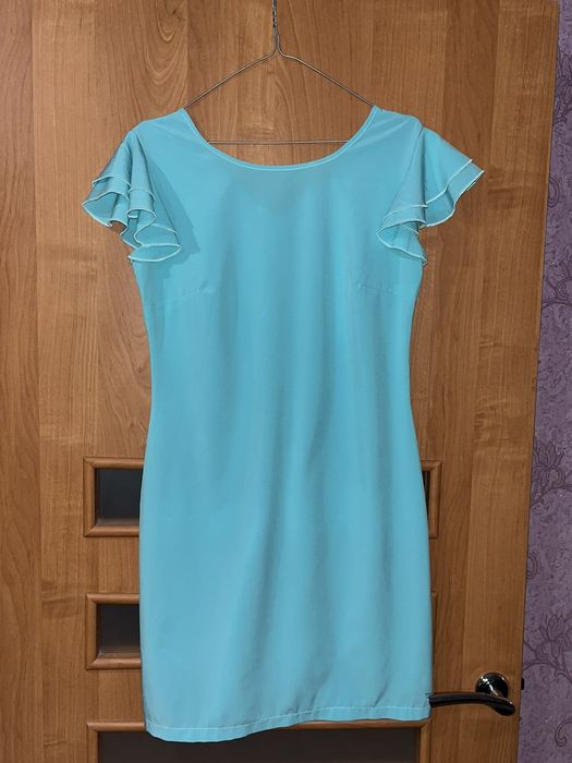 Платье женское мятного цвета