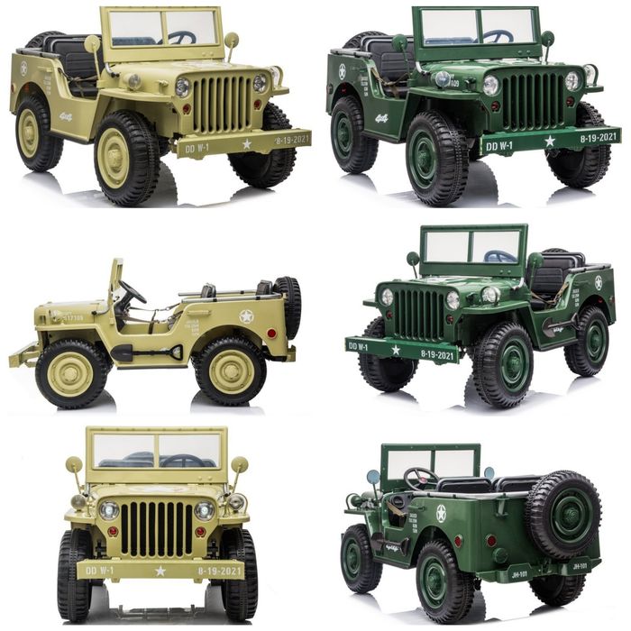 Jeep 3 osobowy  4x4 do 70kg  - Zobacz go na żywo