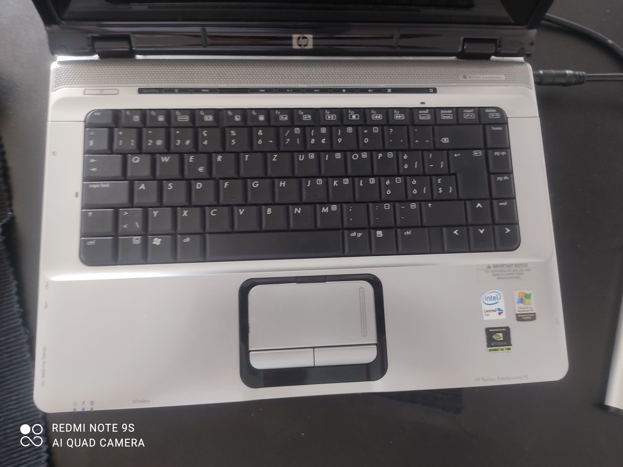 Hp pavilion DV 60000  32 bity dysk 120gb