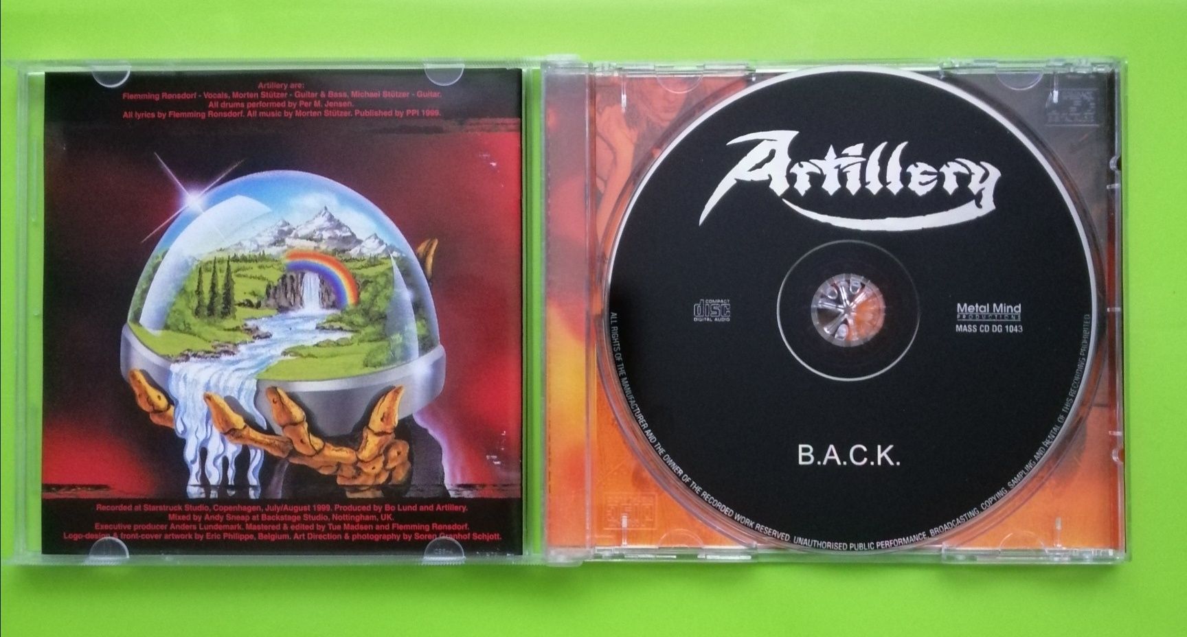 Диск Artillery B.A.C.K - 1999, CD