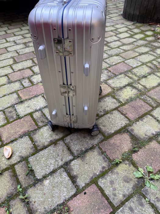 Rimowa cabin чемодан  / з коричневими шкіряними ручками/валiза