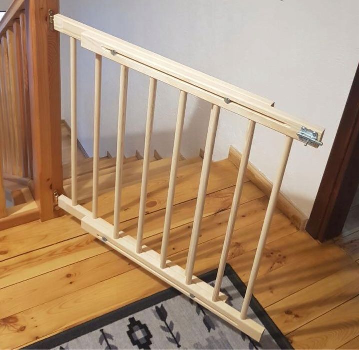 Barierka Bramka Zabezpieczająca Schody Ochronna Dla Dzieci 72-122 cm