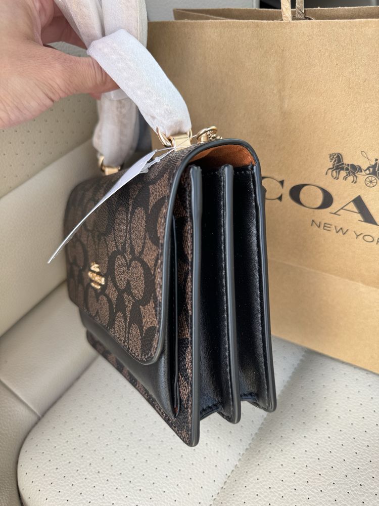 Жіноча шкіряна Преміальна сумка Coach Klare