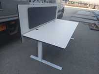 Biurko biurowe elektryczne z przesłoną 180x80 poleasingowe używane