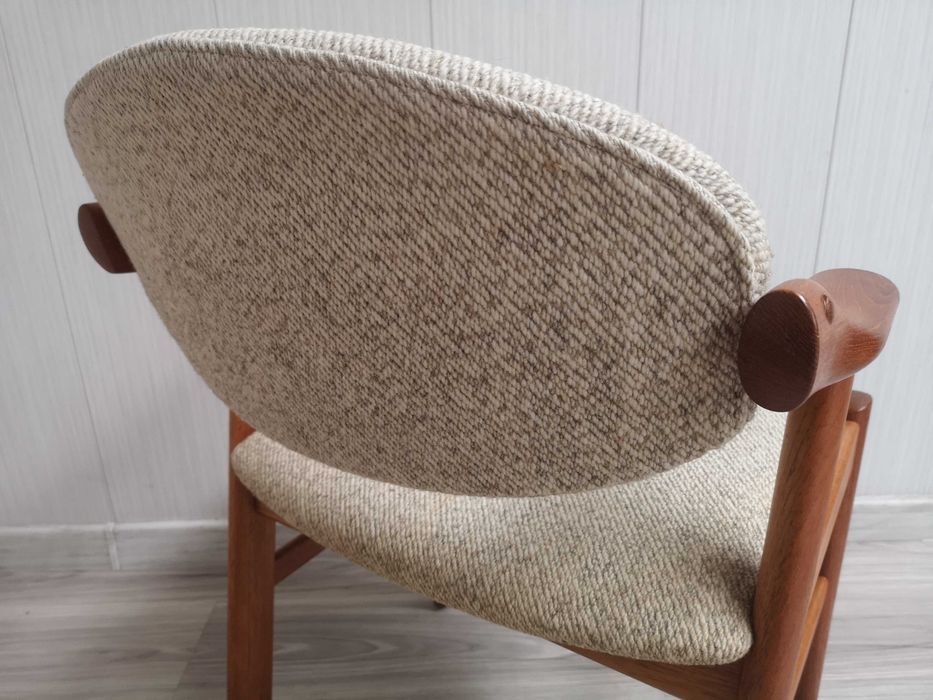 krzesło tekowe DANIA proj. Kai Kristiansen dla Schou Andersen lata 60