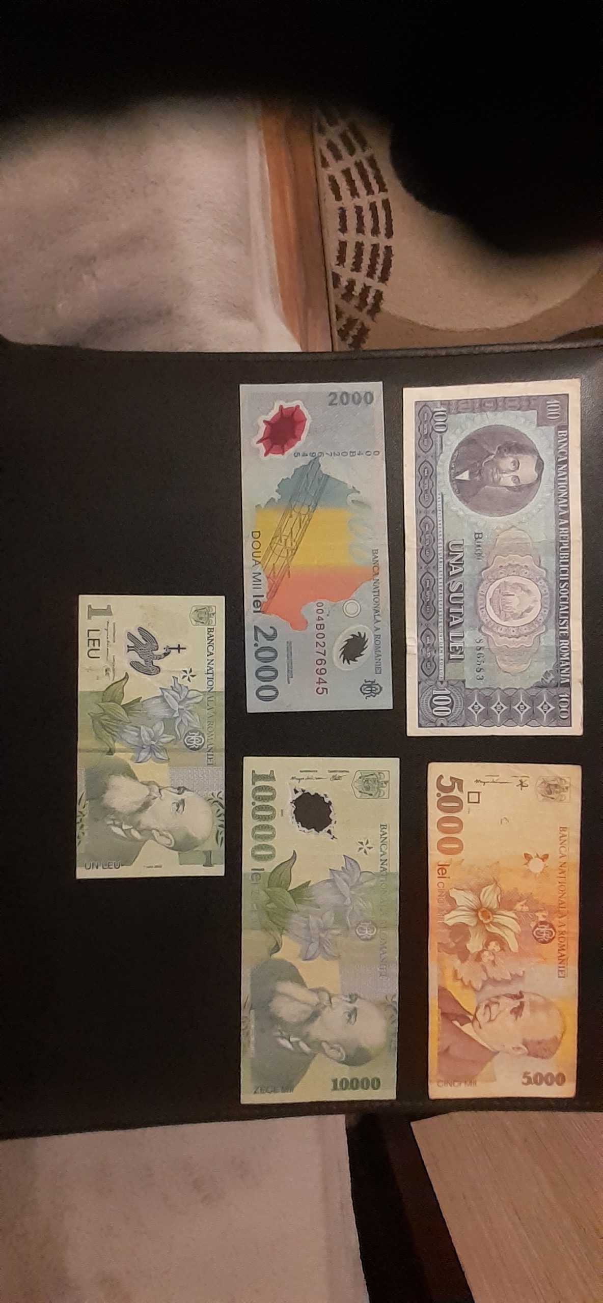 Banknoty Bułgarii, Rumunii i Słowacji.