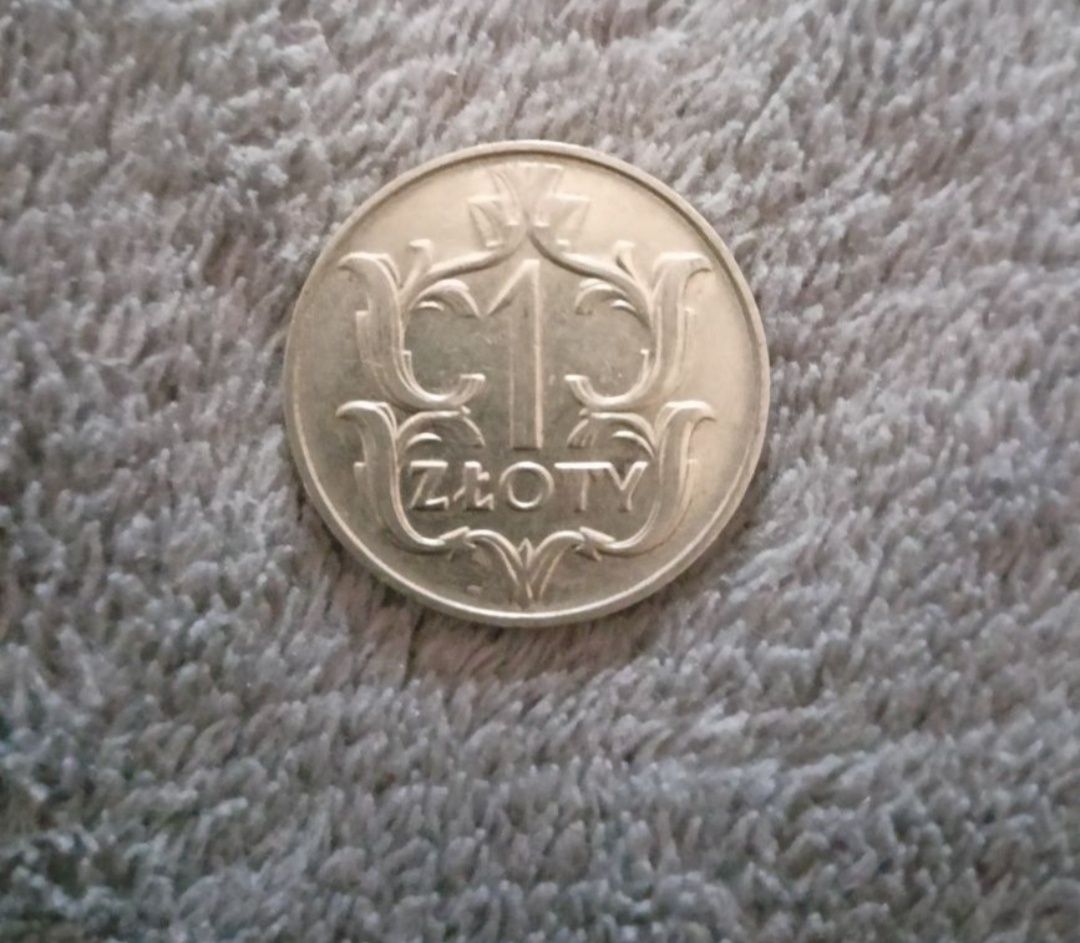 Moneta 1 zł z 1929 roku