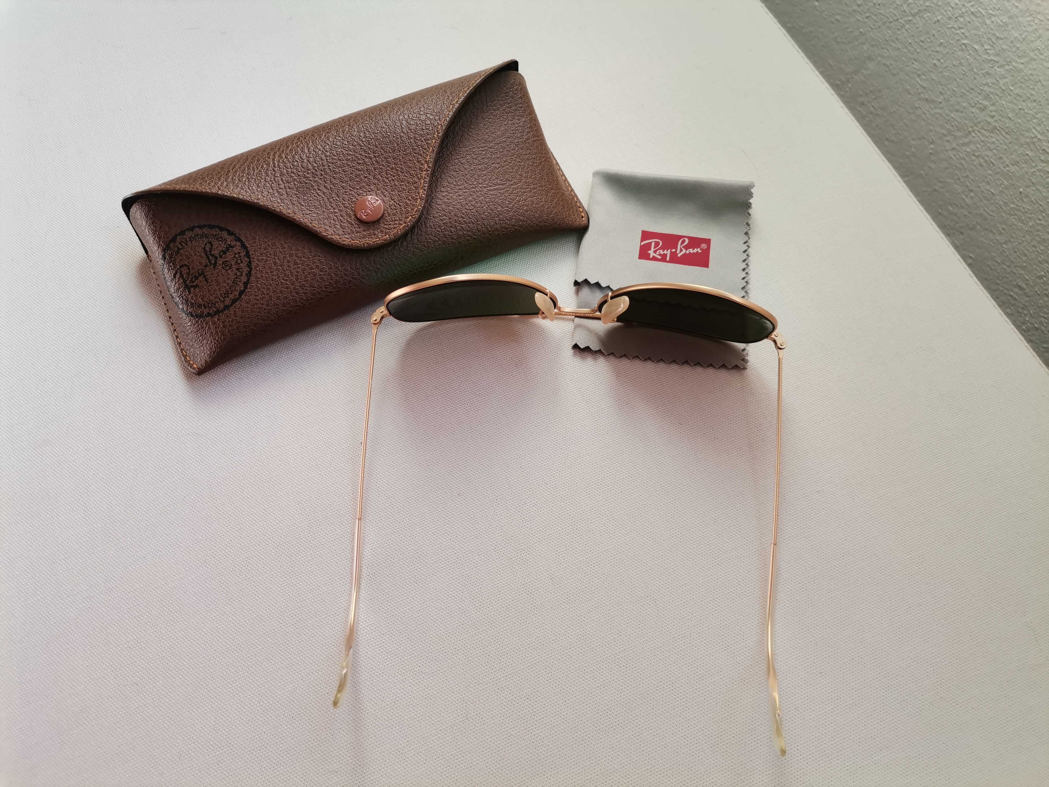 Óculos de sol Ray-Ban aviador espelhados