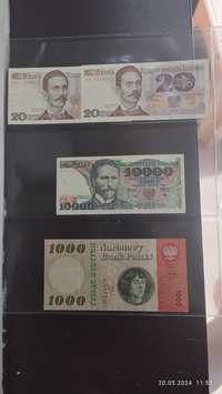 Banknoty PRL 20 zł stany unc