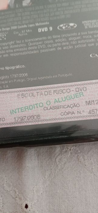 Dvd Escolta de risco, selado