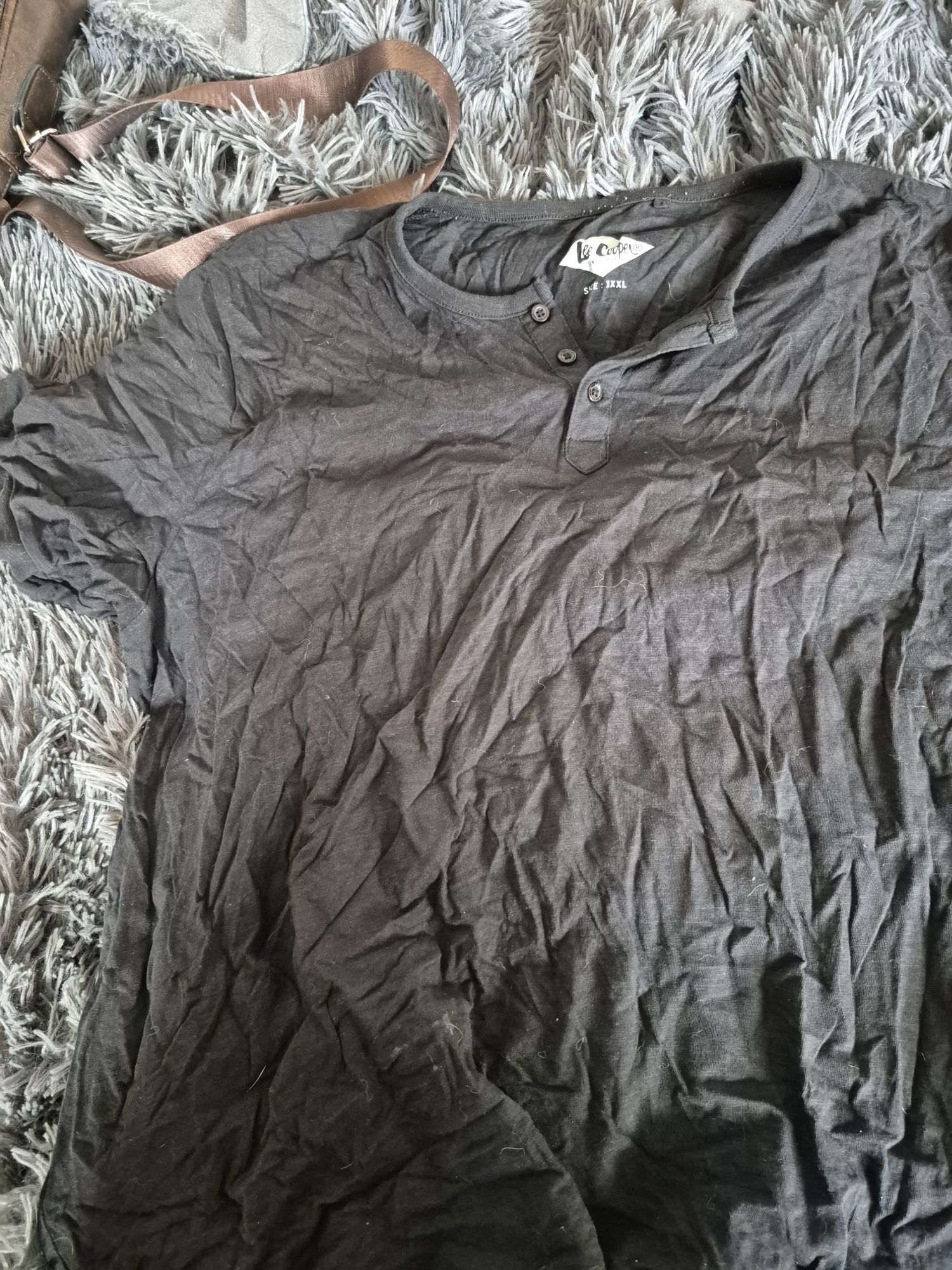 Czarna koszulka Lee Cooper xxl