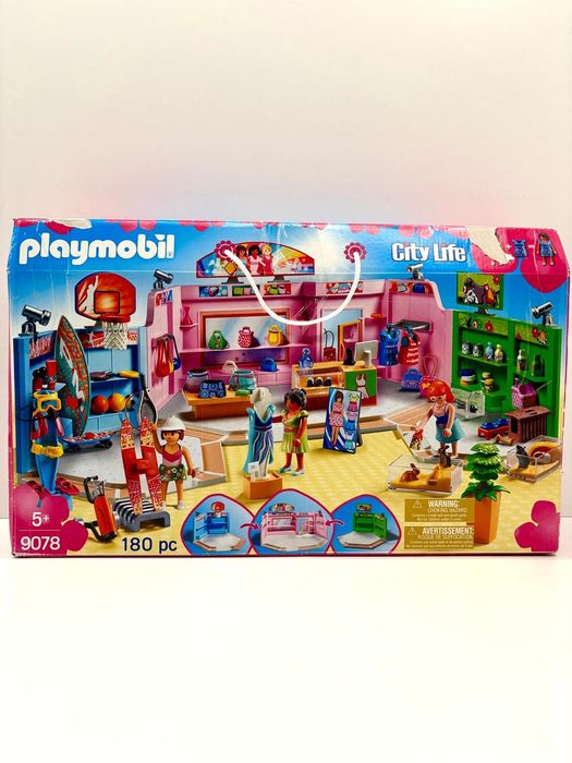 Playmobil 9078 City Pasaż Handlowy centrum handlowe sklep sportowy zoo