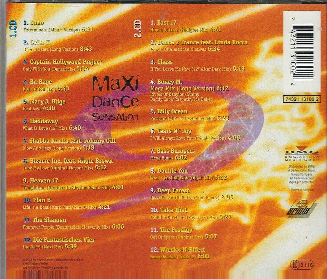 2 CD VA - Maxi Dance Sensation 9 (1993) (Ariola)