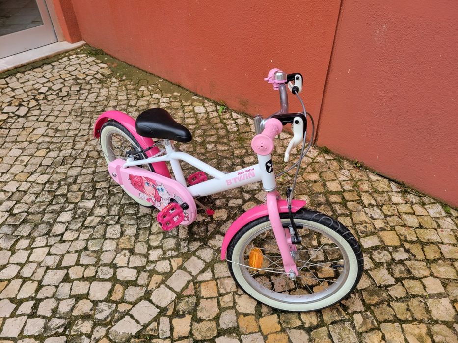 Bicicleta para menina Btwin Docto Girl 500, roda 16