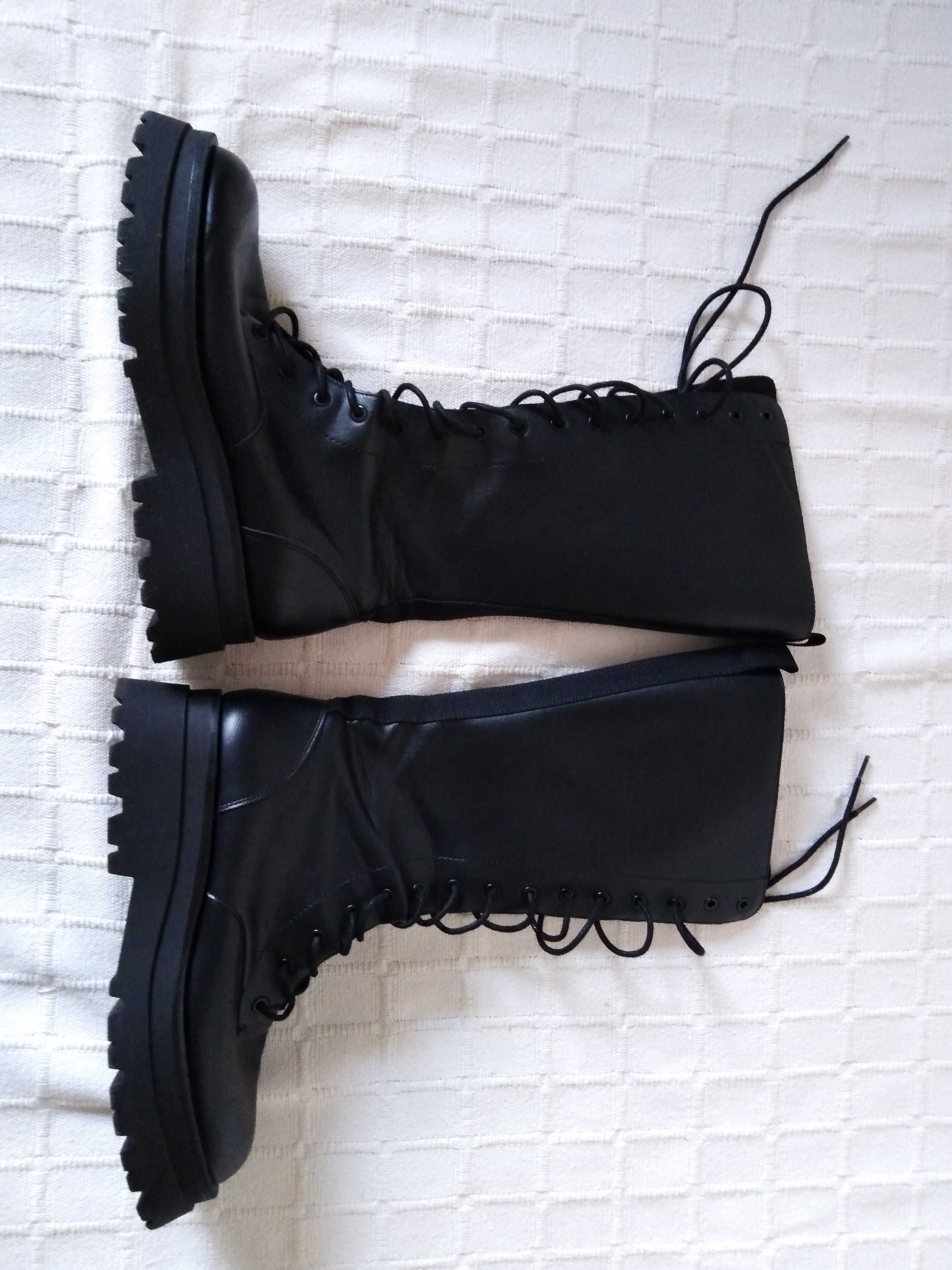 Botas Negras Stradivarius 38