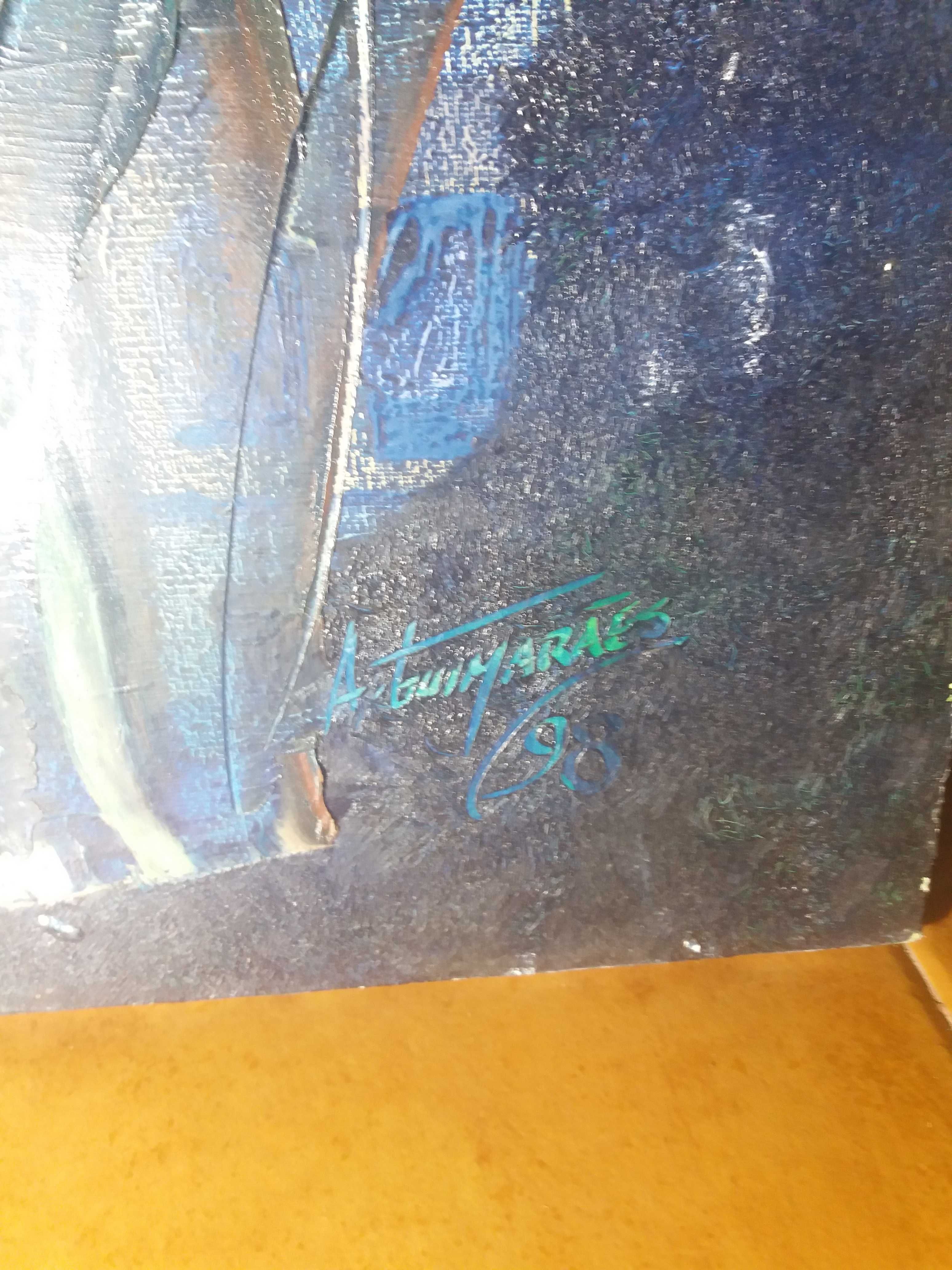Pintura António Guimarães "traço de palmeira"