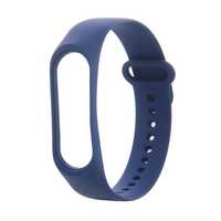 Pasek Silikonowy Do Xiaomi Mi Band 3 / 4 Granatowy