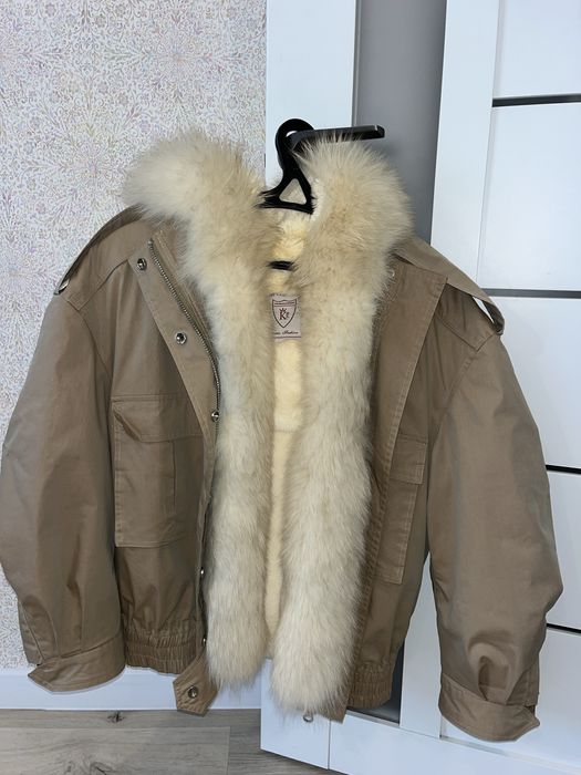 Парка мех песец та кролик
