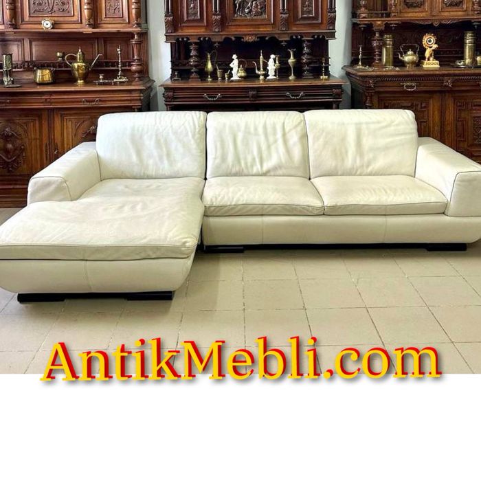 Шкіряний кутовий диван угловой кожа 6890 меблі з Європи