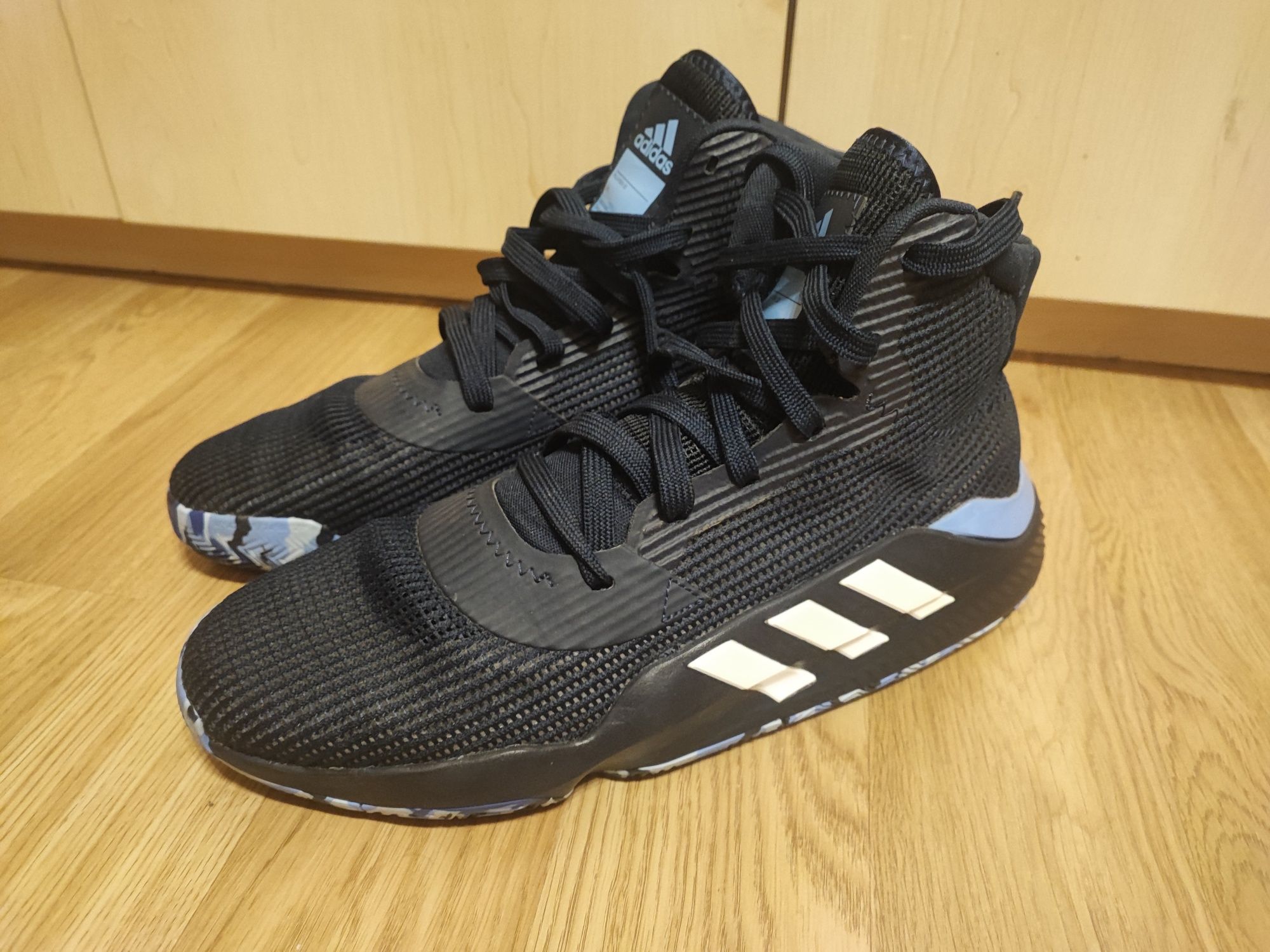 Adidas Pro Bounce 46, 295, Buty do koszykówki Męskie, granatowe, moro