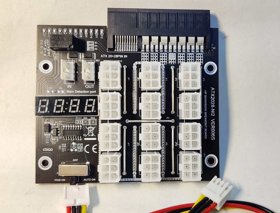 адаптер (плата) управления, синхронизации серверного блока питания HP