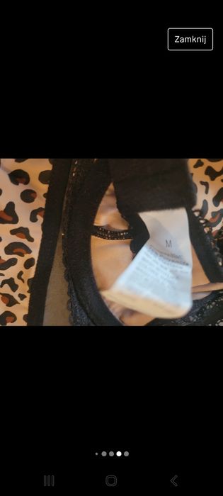 Komplet bielizny w panterka m