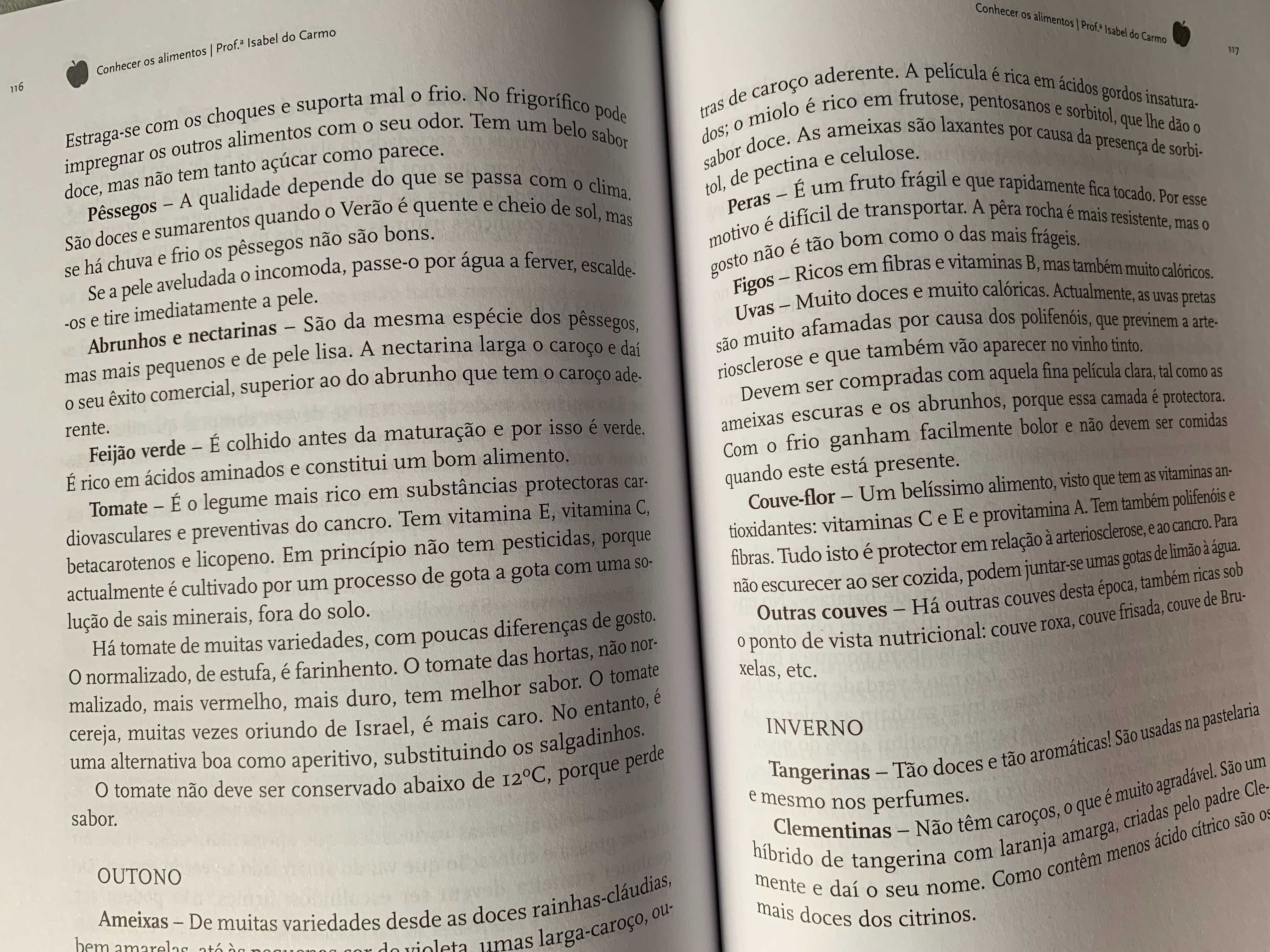 Conhecer os Alimentos, de Prof. Isabel do Carmo