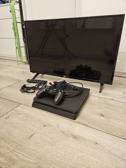 PS4 Slim + telewizor LG 32LJ50