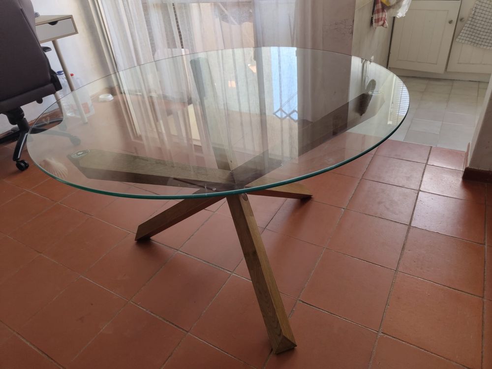 Mesa de jantar refonda 120d