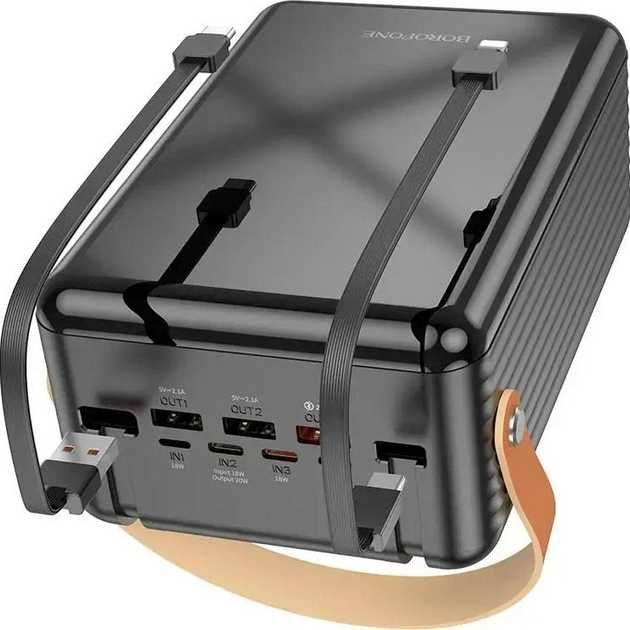 Повербанк великої ємності 80000mAh 22.5W Borofone BJ32 з ліхтариком