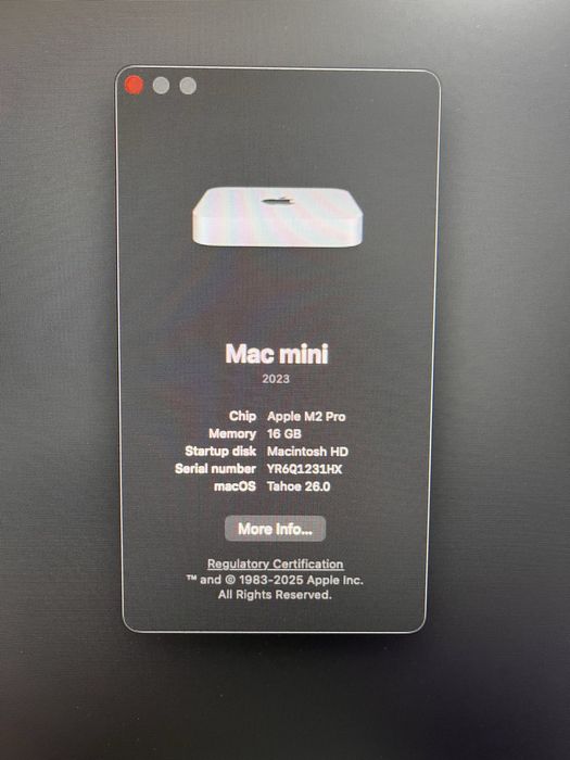 Mac mini M2 Pro 16/512 модель 2023 року