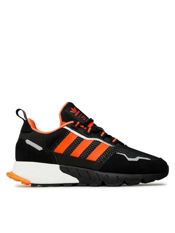 Чоловічі оригінальні кросівки Adidas ZX 1K Boost Black Solar Orange