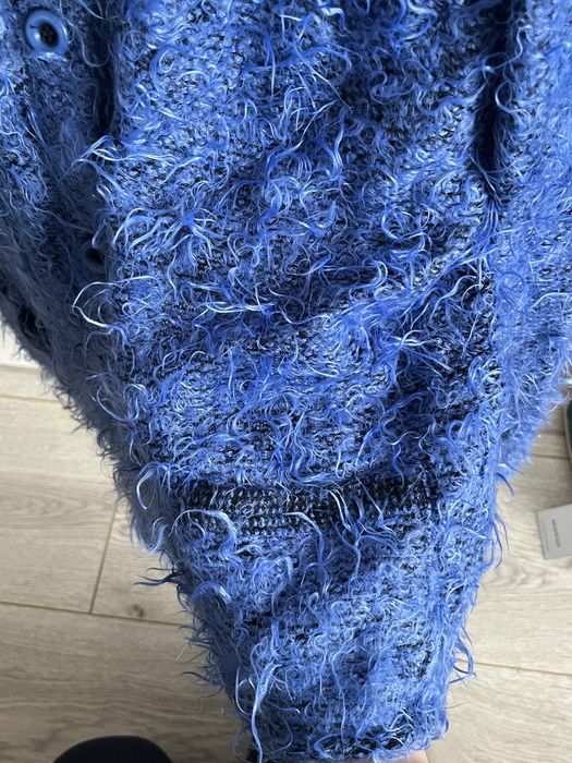 Синій кардиган-травка розмір XL, oversize one size