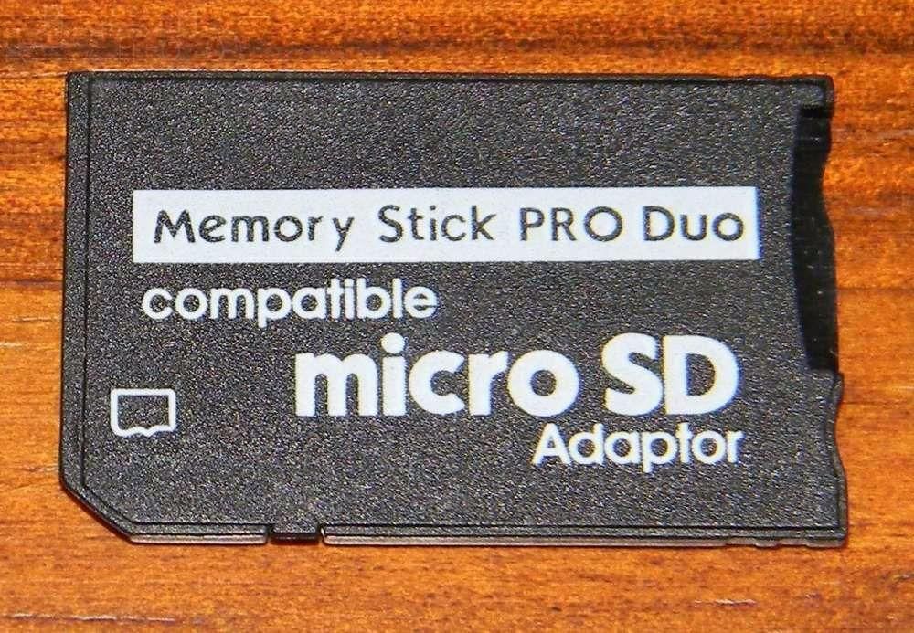 Адаптер MicroSD to Memory Stick Pro Duo