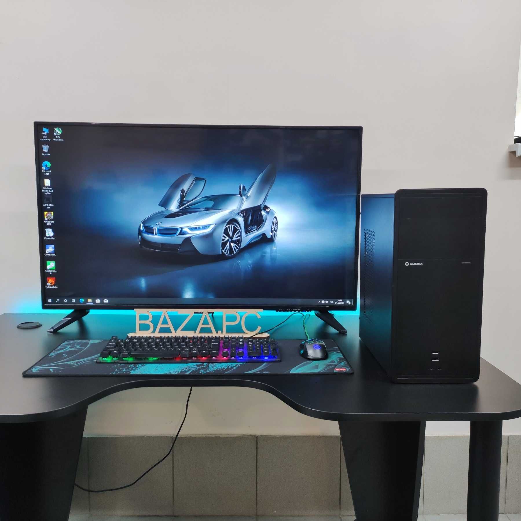 Игровой Компютер Intel Core i5, RedDevil RX 570, 16GB DDR3, SSD+HDD