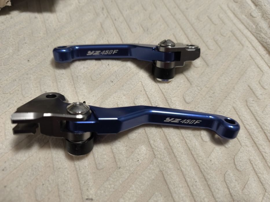 Manetes de freio e embreagem em alumínio CNC para motocross Yamaha YZ4