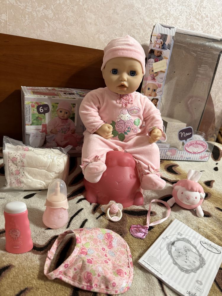 Лялька Baby Annabell інтерактивна 10 версія кукла Zapf Creation