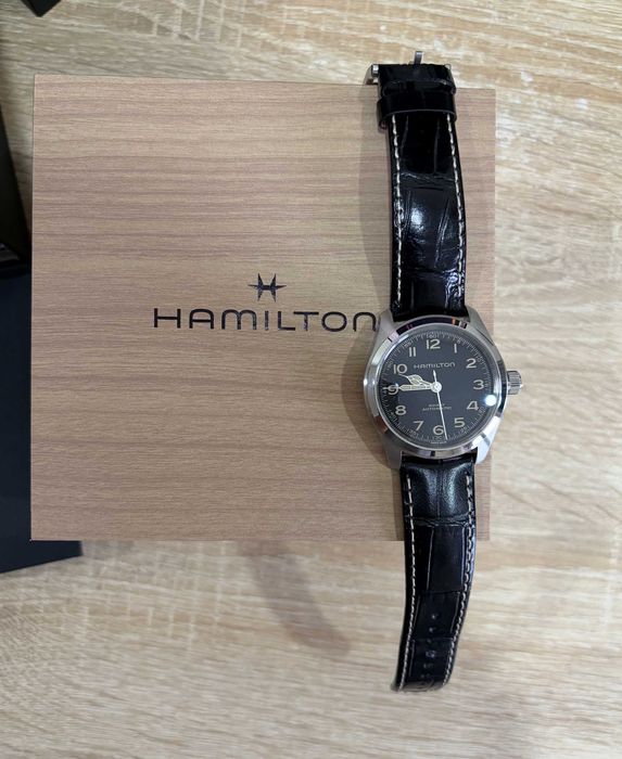 Relógio Hamilton Khaki Field Murph 38mm, como novo, outubro 2025