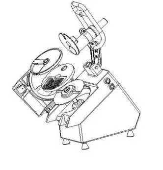 Tarcza do szatkownicy elektrycznej - kostka 10x10x10 mm