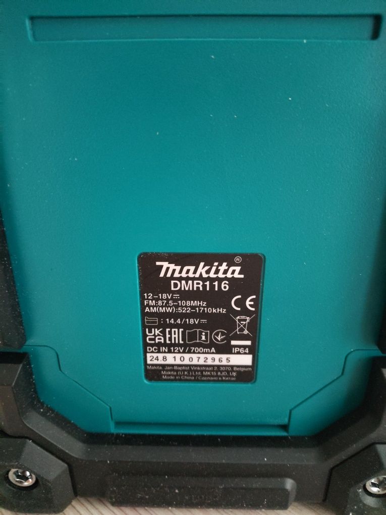 Radio budowlane Makita DMR 116