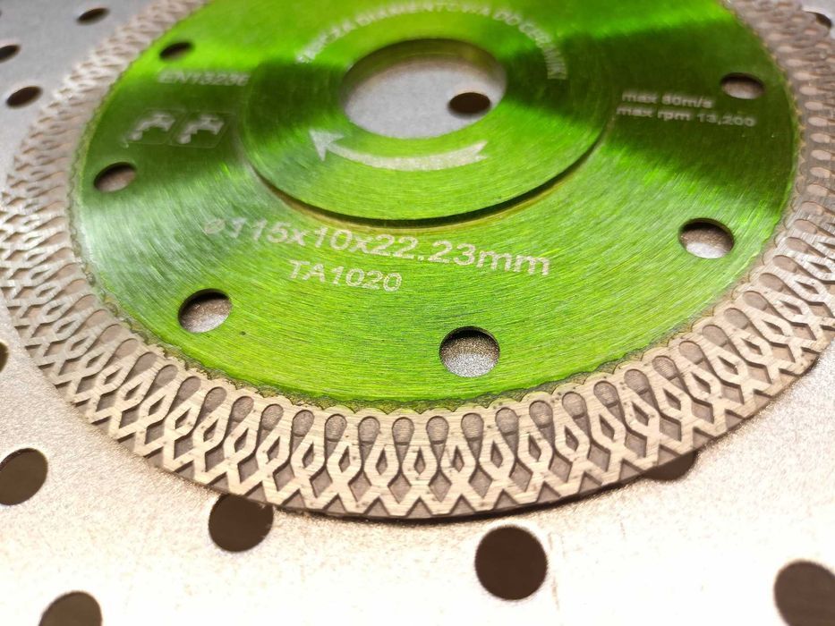 Tarcza diamentowa do płytek 125mm ceramiki kamienia gresu do kafli