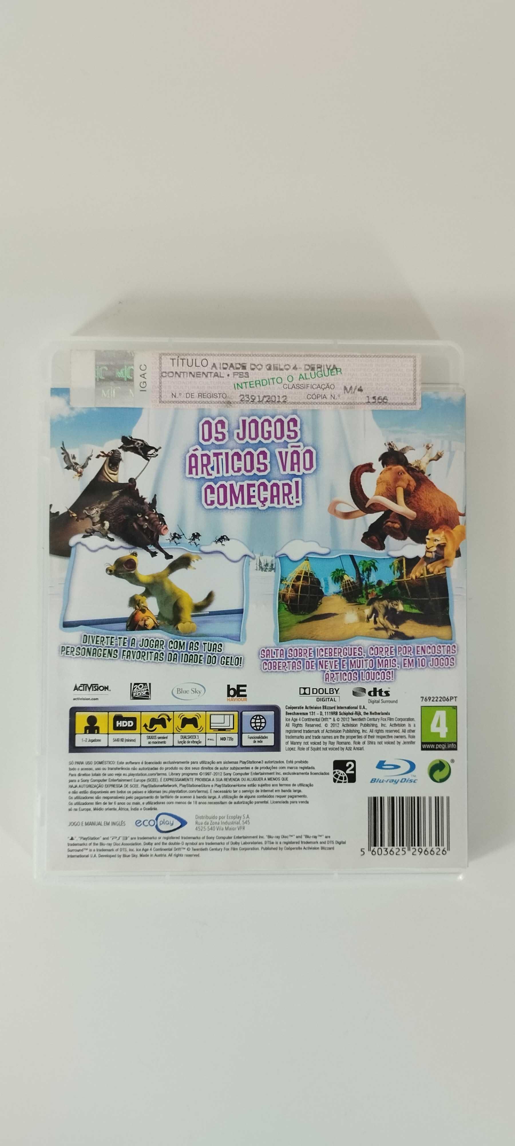 Ice Age 4 Continental Drift - Idade do Gelo - PS3 Playstation 3