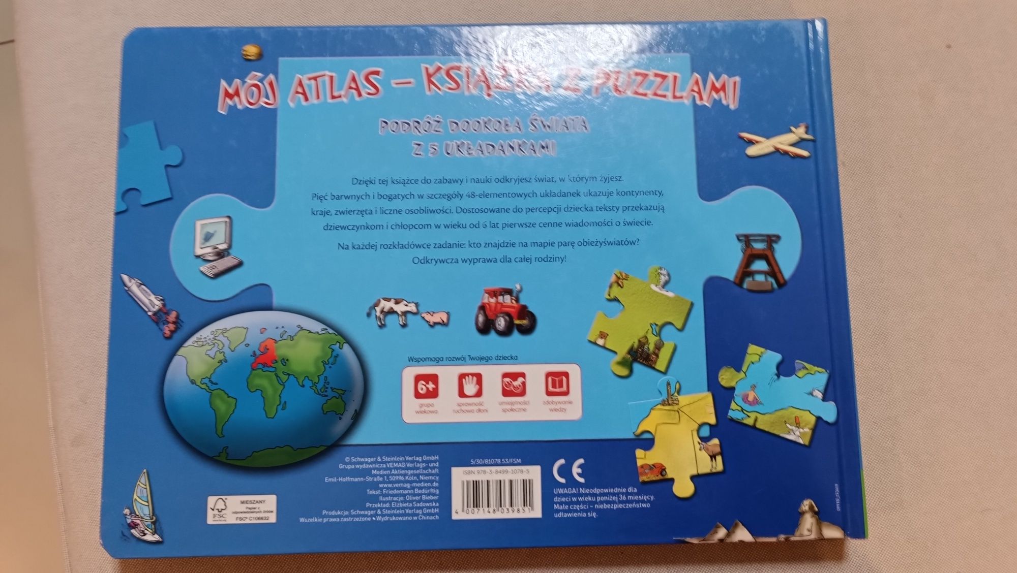 Atlas puzzle mapy