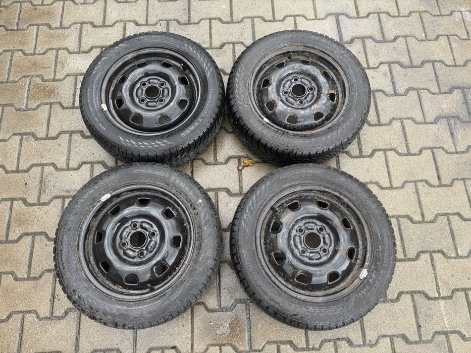 Koła zimowe 4x100 Hyundai Getz z oponami Nokian 165/65R14